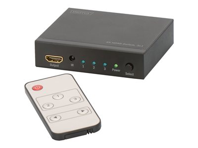 DIGITUS DS-48304 – Selettore video/audio – 3 x HDMI – desktop [ TT711591 ]