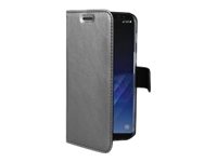 CELLY Air – Flip cover per cellulare – fibra di vetro, TPU (poliuretano termoplastico) – argento – per Samsung Galaxy S8+ [ TT810872 ]
