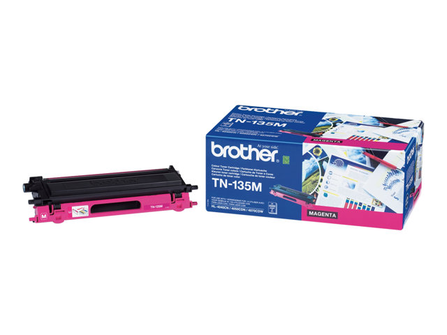 Cartucce e toner ink-laser originali Brother TN135M – Magenta – originale – cartuccia toner – per Brother DCP-9040, 9042, 9045, HL-4040, 4050, 4070, MFC-9420, 9440, 9450, 9840 Brother [ TT-774733 ]