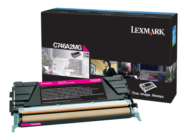 Cartucce e toner ink-laser originali Lexmark – Magenta – originale – cartuccia toner LCCP, LRP – per Lexmark C746dn, C746dtn, C746n, C748de, C748dte, C748e LEXMARK [ TT-756513 ]