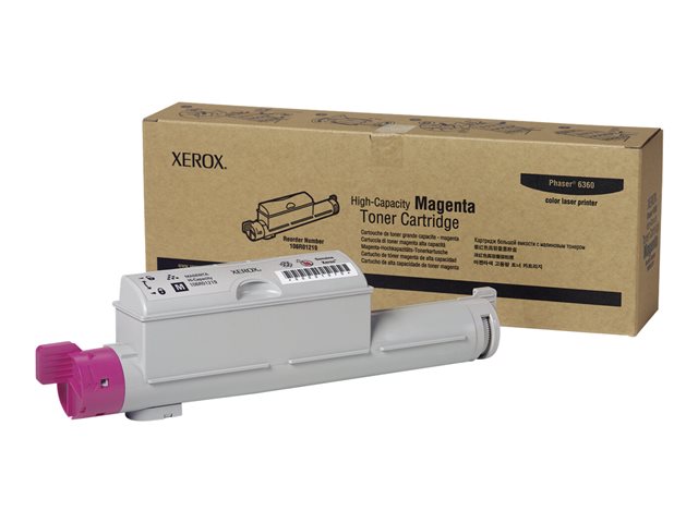 Cartucce e toner ink-laser originali Xerox Phaser 6360 – Alta capacità – magenta – originale – cartuccia toner – per Phaser 6360DA, 6360DB, 6360DN, 6360DT, 6360DX, 6360N XEROX [ TT-754985 ]