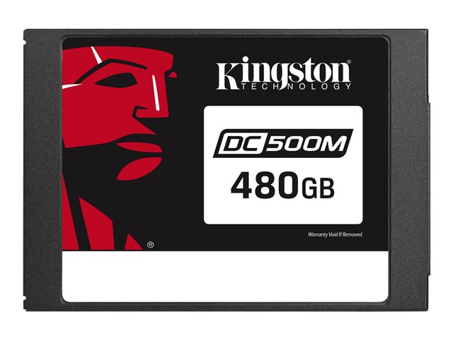 Unità a dischi rigidi Kingston Data Center DC500M – SSD – crittografato – 480 GB – interno – 2.5″ – SATA 6Gb/s – AES – Self-Encrypting Drive (SED) KINGSTON [ TT-750392 ]