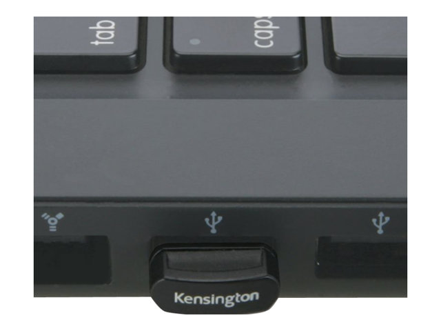 Altri accessori e componenti per pc Kensington Advance Fit Wireless Mobile Trackball – Trackball – per destrorsi e per sinistrorsi – laser – 2 pulsanti – senza fili – 2.4 GHz – ricevitore wireless USB – grafite, rosso rubino KENSINGTON [ TT-764452 ]