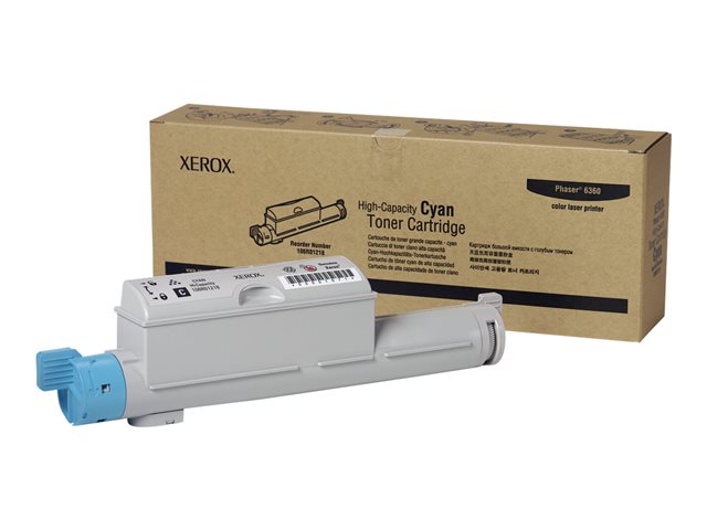 Cartucce e toner ink-laser originali Xerox Phaser 6360 – Alta capacità – ciano – originale – cartuccia toner – per Phaser 6360DA, 6360DB, 6360DN, 6360DT, 6360DX, 6360N XEROX [ TT-759660 ]