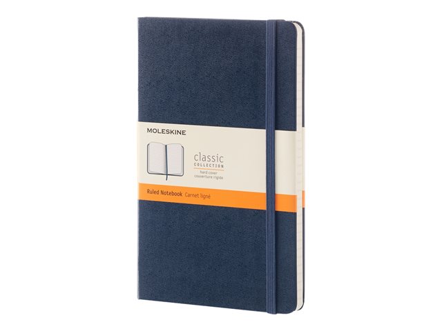 Blocchi Moleskine Classic – Taccuino – 130 x 210 mm 240 pagine – avorio – righe – blu zaffiro MOLESKINE [ TT-747246 ]