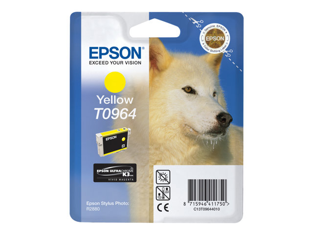 Cartucce e toner ink-laser originali Epson T0964 – 11.4 ml – giallo – originale – blister – cartuccia d’inchiostro – per Stylus Photo R2880 EPSON [ TT-745942 ]
