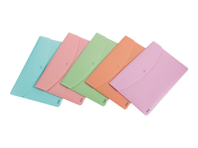 Cartelline in plastica Favorit – Cartelletta portadocumenti – per A4 – disponibile in colori assortiti FAVORIT [ TT-745950 ]