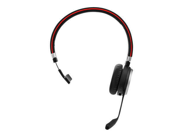 Cuffie telefoniche e auricolari Jabra Evolve 65+ UC mono – Cuffie con microfono – on-ear – Bluetooth – senza fili – NFC – USB JABRA [ TT-756790 ]