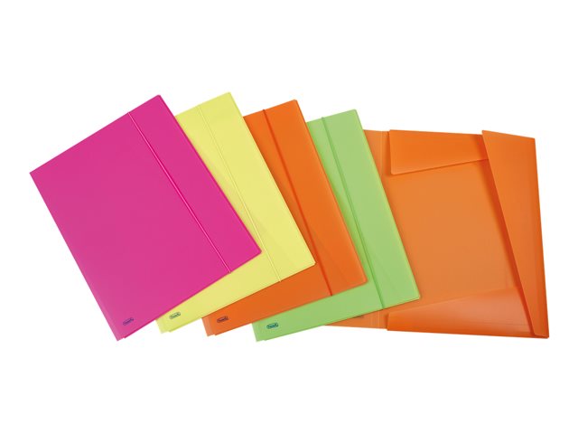 Cartelline in plastica Favorit NEON – Cartelletta a 3 lembi – per A3 – disponibile in colori assortiti FAVORIT [ TT-756891 ]