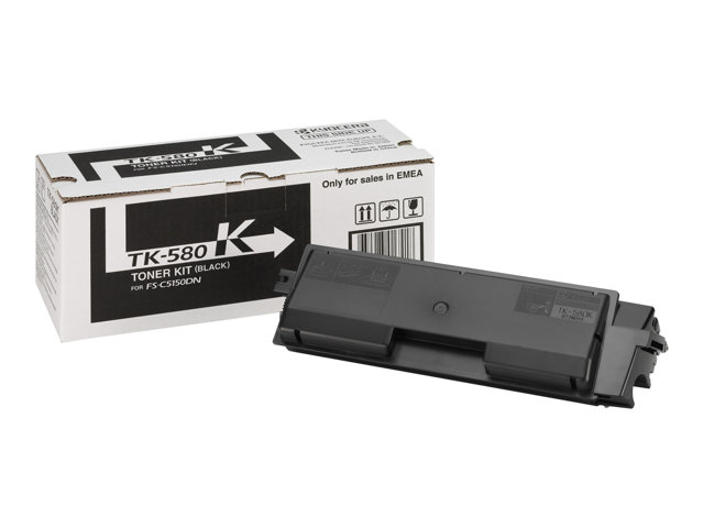 Cartucce e toner ink-laser originali Kyocera TK 580K – Nero – originale – cartuccia toner – per ECOSYS P6021cdn, P6021cdn/KL3; FS-C5150DN, C5150DN/KL3 KYOCERA [ TT-758487 ]