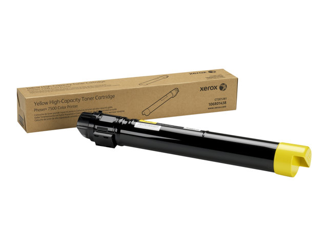 Cartucce e toner ink-laser originali Xerox – Alta capacità – giallo – originale – cartuccia toner – per Phaser 7500 XEROX [ TT-746686 ]