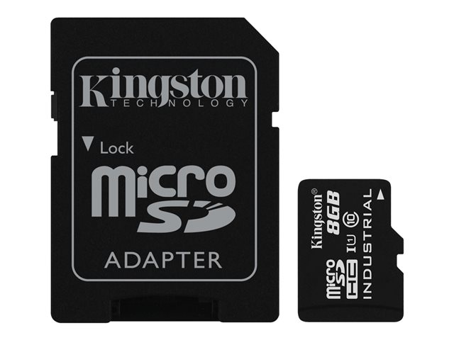 Supporti di memorizzazione Kingston – Scheda di memoria flash (adattatore microSDHC per SD in dotazione) – 8 GB – UHS Class 1 / Class10 – UHS-I microSDHC KINGSTON [ TT-760356 ]