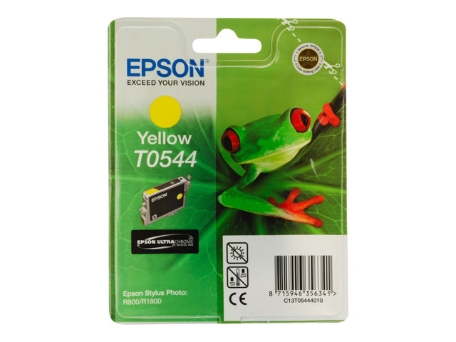 Cartucce e toner ink-laser originali Epson T0544 – 13 ml – giallo – originale – blister – cartuccia d’inchiostro – per Stylus Photo R1800, R800 EPSON [ TT-746187 ]