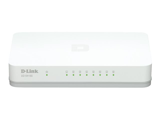 Switch D-Link GO-SW-8G – Switch – unmanaged – 8 x 10/100/1000 – desktop D-LINK [ TT-759330 ]