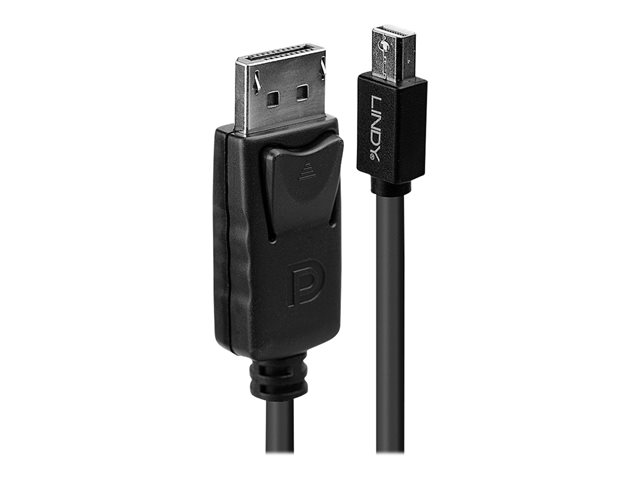 Videocamere, fotocamere e lettori multimediali digitali – Accessori Lindy – Cavo DisplayPort – DisplayPort (M) a Mini DisplayPort (M) – 3 m – chiusura aggancio – nero LINDY [ TT-760469 ]