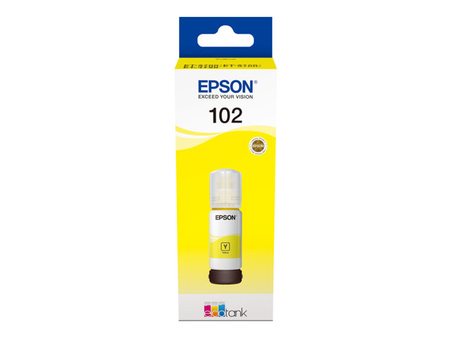 Cartucce e toner ink-laser originali Epson 102 – 70 ml – giallo – originale – serbatoio inchiostro – per EcoTank ET-15000, 2750, 2751, 2756, 2850, 2851, 2856, 3850, 4750, 4850, 4856 EPSON [ TT-749894 ]