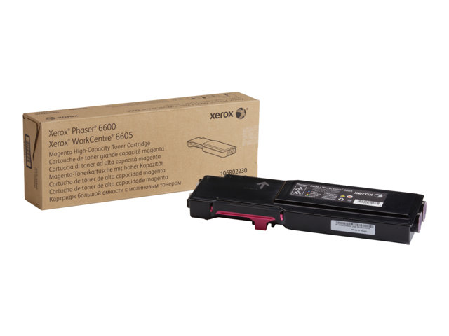 Cartucce e toner ink-laser originali Xerox Phaser 6600 – Alta capacità – magenta – originale – cartuccia toner – per Phaser 6600; WorkCentre 6605 XEROX [ TT-757504 ]