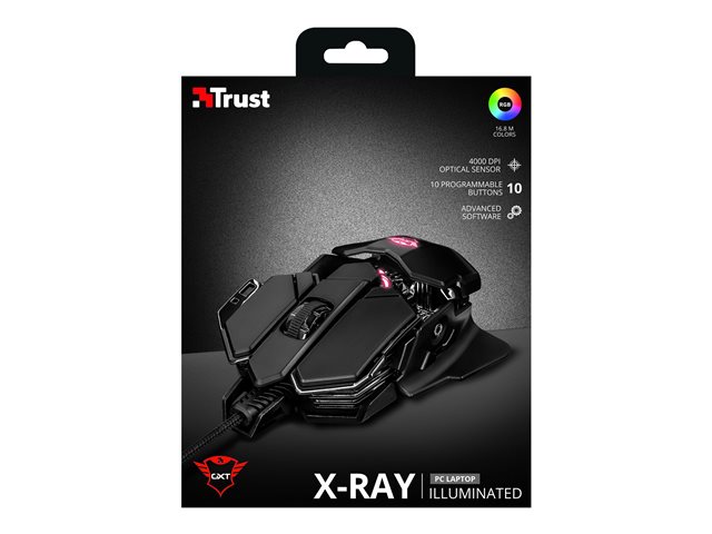 Mouse Trust GXT 138 X-Ray – Mouse – ottica – cablato – USB TRUST [ TT-761930 ]