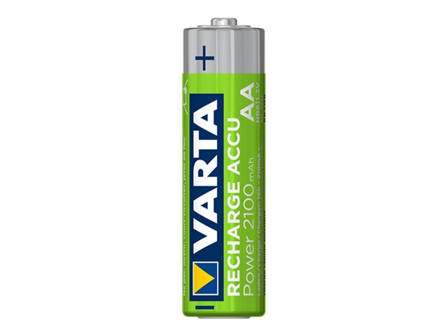Pile Varta – Batteria 4 x AA / HR6 – NiMH – (ricaricabili) – 2100 mAh VARTA [ TT-748032 ]