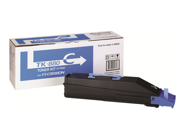 Cartucce e toner ink-laser originali Kyocera TK 880C – Ciano – originale – cartuccia toner – per FS-C8500DN KYOCERA [ TT-749006 ]