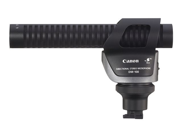 Videocamere, fotocamere e lettori multimediali digitali – Accessori Canon DM-100 – Microfono – per iVIS HF G20, HF S10; LEGRIA HF G25, HF G50; VIXIA GX10, HF G21, HF G40, HF G50, HF G60 CANON [ TT-747300 ]