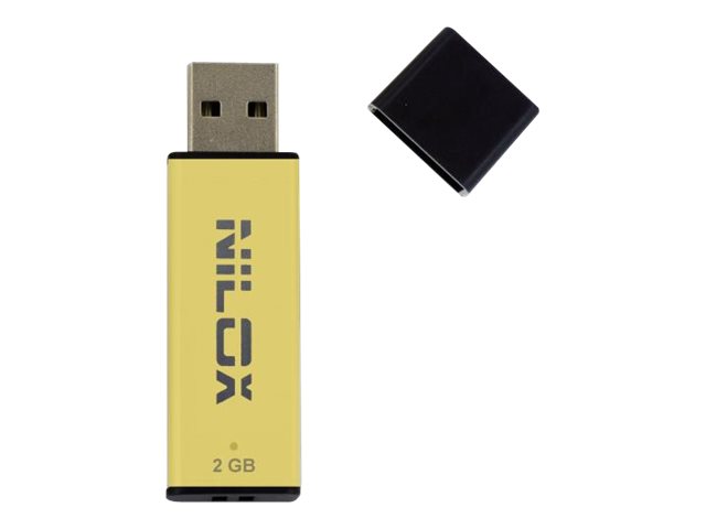 Supporti di memorizzazione Nilox 2.0 A – Chiavetta USB – 2 GB – USB 2.0 – giallo NILOX [ TT-746513 ]