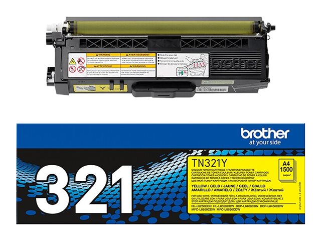 Cartucce e toner ink-laser originali Brother TN321Y – Giallo – originale – cartuccia toner – per Brother DCP-L8400, DCP-L8450, HL-L8250, HL-L8350, MFC-L8650, MFC-L8850 BROTHER [ TT-763581 ]