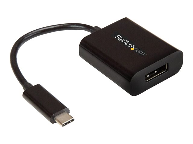 Videocamere, fotocamere e lettori multimediali digitali – Accessori StarTech.com USB C to DisplayPort Adapter 4K 60Hz, USB Type-C to DP 1.4 Monitor Video Converter (DP Alt Mode), Thunderbolt 3 Compatible, Limited Stock, see similar item CDP2DP14B – Adattatore DisplayPort – USB-C (M) a DisplayPort (F) – Thunderbolt 3/DisplayPort 1.4 – 14 cm – supporta 8K 30 Hz (7680 x 4320), supporta 4K 60 Hz – nero – per P/N: BNDTB10GI, BNDTB210GSFP, BNDTB410GSFP, BNDTB4M2E1, BNDTBUSB3142, TB4CDOCK STARTECH [ TT-749455 ]