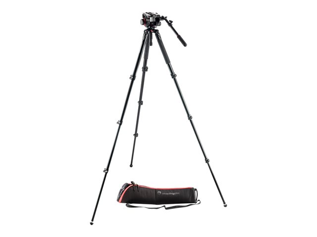 Videocamere, fotocamere e lettori multimediali digitali – Accessori Manfrotto 504 Series Single Leg Video system – Treppiedi – con Manfrotto 504HD PRO VIDEO HEAD 75 MANFROTTO [ TT-754169 ]
