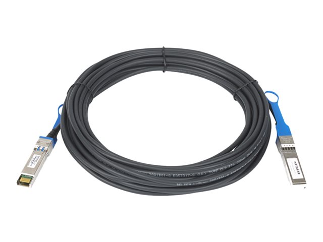 Bretelle fibra ottica NETGEAR – Cavo applicazione diretta 10GBase – SFP+ (M) a SFP+ (M) – 10 m – fibra ottica – attivo NETGEAR [ TT-763113 ]