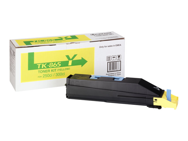 Cartucce e toner ink-laser originali Kyocera TK 865Y – Giallo – originale – cartuccia toner – per TASKalfa 250ci, 300ci KYOCERA [ TT-760121 ]