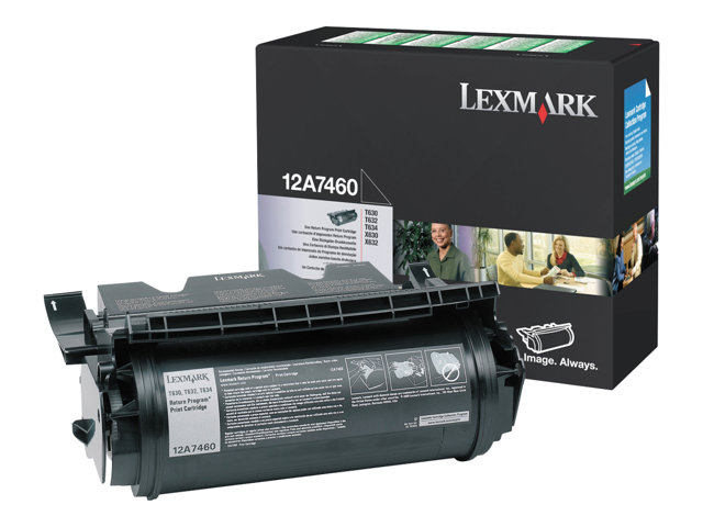 Cartucce e toner ink-laser originali Lexmark – Nero – originale – cartuccia toner LCCP, LRP – per Lexmark T630, T632, T634, T634dtn-32, X630, X632, X634 LEXMARK [ TT-747738 ]