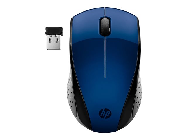 Mouse HP 220 – Mouse – 3 pulsanti – senza fili – 2.4 GHz – ricevitore wireless USB – blu – CTO – per OMEN Obelisk by HP 875; HP 27; Laptop 15; Pavilion Gaming TG01; Spectre x360 Laptop HP INC [ TT-755824 ]