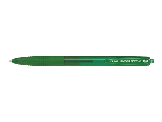 Penne e ricariche Pilot Super Grip-G – Penna a sfera – verde – inchiostro a base olio – 0.7 mm – fine – retrattile PILOT [ TT-746395 ]