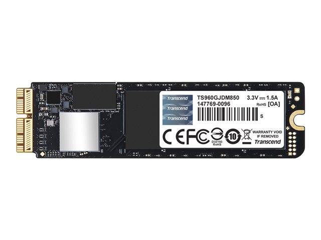 Unità a dischi rigidi Transcend JetDrive 855 – SSD – 960 GB – esterno (portatile) – NVMe – Thunderbolt TRANSCEND [ TT-747597 ]