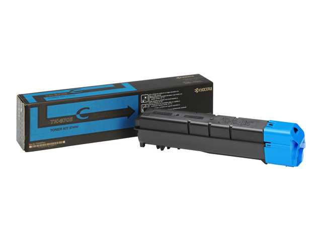 Cartucce e toner ink-laser originali Kyocera TK 8705C – Ciano – originale – cartuccia toner – per TASKalfa 550c, 650c, 6550ci, 750c, 7551ci KYOCERA [ TT-752744 ]