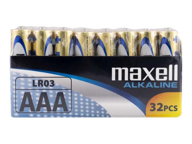 Pile Maxell LR03 – Batteria 32 x AAA – Alcalina MAXELL [ TT-759990 ]